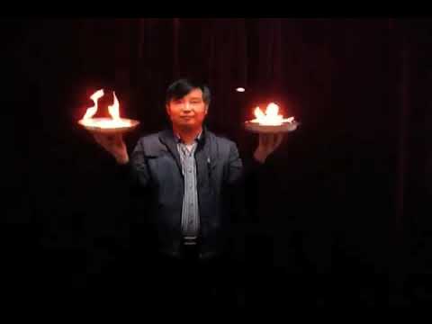 DOUBLE FLOWERS FIRE PAN