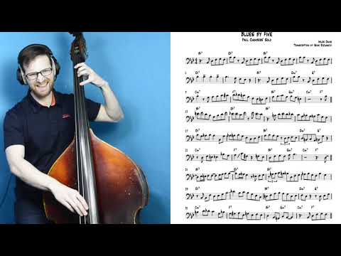 Blues by Five - Paul Chambers Bass Solo Transcription