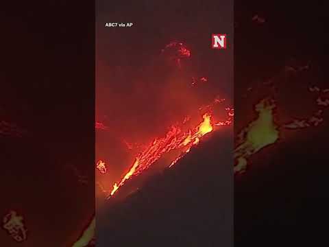 Hollywood Hills Evacuated After 'Explosive' Sunset Fire Erupts