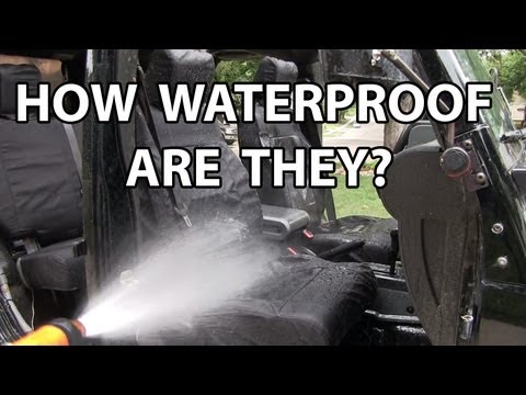 Coverking Ballistic Nylon Seat Cover Review & Water Test