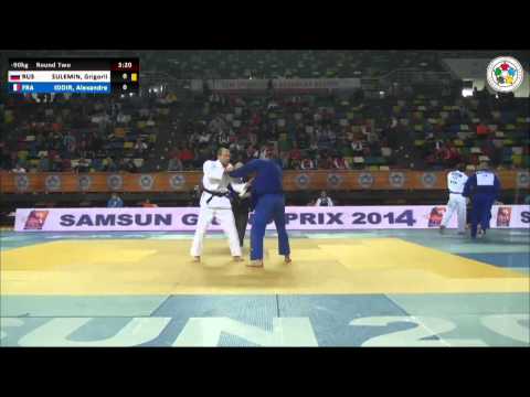 Grigorii SULEMIN (RUS) Vs Alexandre IDDIR (FRA) - Judo Grand Prix Samsun 2014 [-90kg]