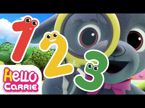 0️⃣Number song9️⃣ Find hidden numbers | 123 song | Hello Carrie Kids Song