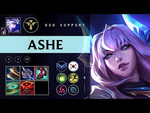 Ashe Support vs Yuumi - KR Diamond Patch 25.22
