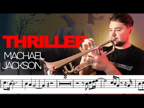 Thriller  Michael Jackson  |  trumpet Cover(Backing track with Sheets)