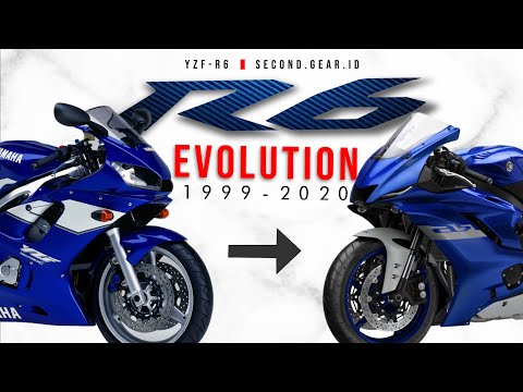 Yamaha R6 (YZF-R6) Evolution 1999-2020