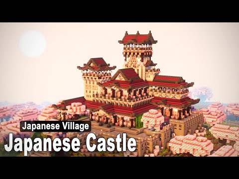 Stevler - Minecraft: How to build a Japanese Cherry Blossom Castle | Tutorial Part 1