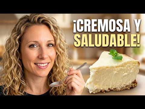 Cheesecake de Chocolate Blanco MUY Cremosa Y SIN Azúcares Añadidos