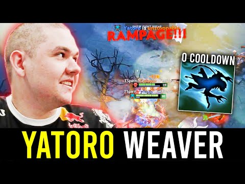 "YATORO RAMPAGE WEAVER, CARRYING SPIRIT AGAINST XTREME GAMING.."