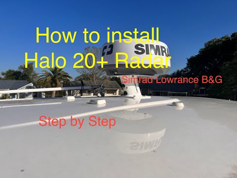 How to install Halo 20+ Radar (Simrad/Lowrance/B&G) Step By Step