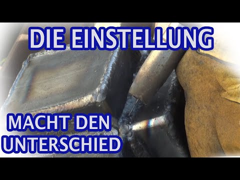So findest Du die perfekte Einstellung zum Schweißen!