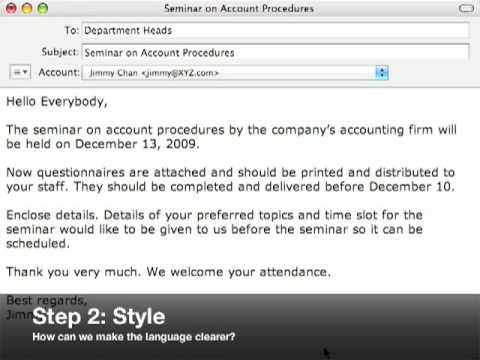 ESL Business Writing Video Email Tune up 01