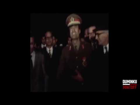 LIBYA'S COLONEL GADDAFI ARRIVES IN MALTA 1973