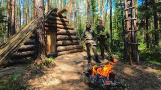 ЛЕСНАЯ ХИЖИНА 20 КВ.М. ПОД КЛЮЧ ЗА 2000 РУБЛЕЙ