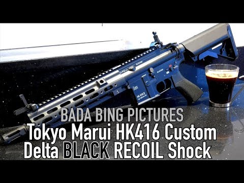 Tokyo Marui HK416 Delta Black Recoil Shock Review