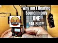 Why Am I Only Hearing Sound On ONE SIDE Of My Earbuds IEM Fix