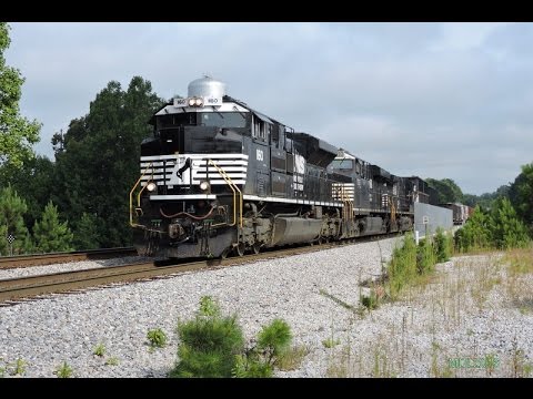 HD: NS 1160 leads NS Train 154 in Tallapoosa, GA