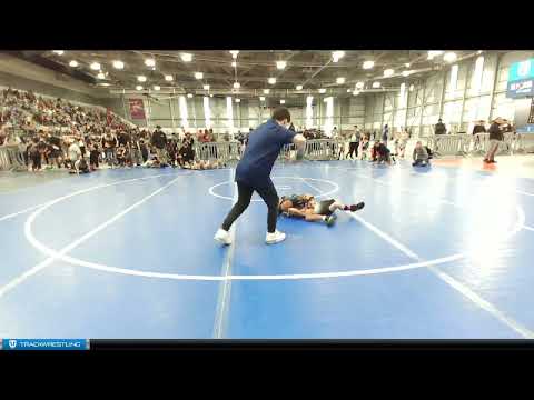 63 Lbs Champ. Round 2 - Jose Banderas, Warriors Of Christ WOC Vs Kai Barr, Oregon 606f