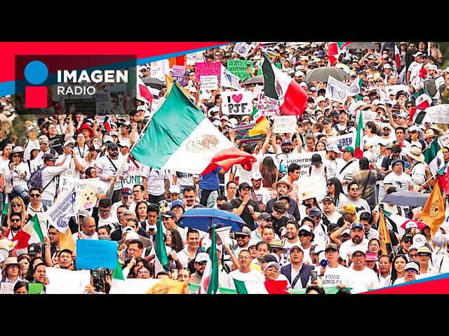 Marcha de estudiantes en rechazo a la Reforma Judicial