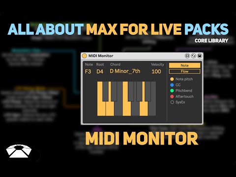 All About Max for Live Packs - MIDI Monitor | Core Library