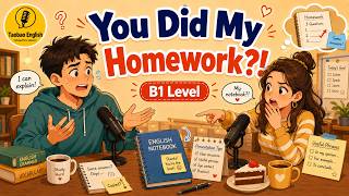 You Did My Homework?! 😳📚❤️ | B1 English Conversation | TaoBao English