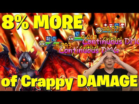 Summoners War - BAEL (the fire demon)  comes out for Storage (for 8% DAMAGE INCREASE)
