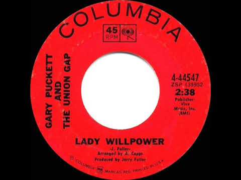 1968 HITS ARCHIVE: Lady Willpower - Gary Puckett & the Union Gap (a #1 record--mono 45)