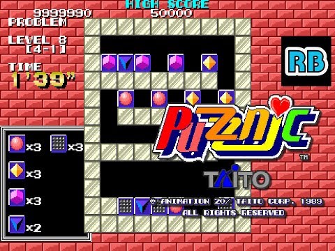 1989 [60fps] Puzznic 9999990pts