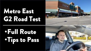 Metro East G2 Road Test  - Full Exam with Route & Tips on How to Pass Your Driving Test in Toronto
