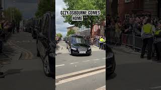 Ozzy Osbourne’s Funeral Procession Arrives #shorts