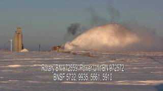 preview picture of video 'BNSF Rotary South of Trumbull, NE Giltner Subdivision'