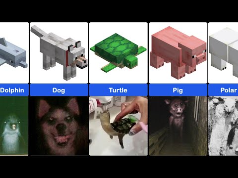 The Most Cursed Minecraft mobs - Comparison