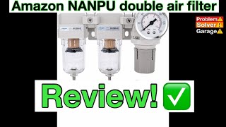 Amazon NANPU 1/4 NPT Drying System Double Air Filt