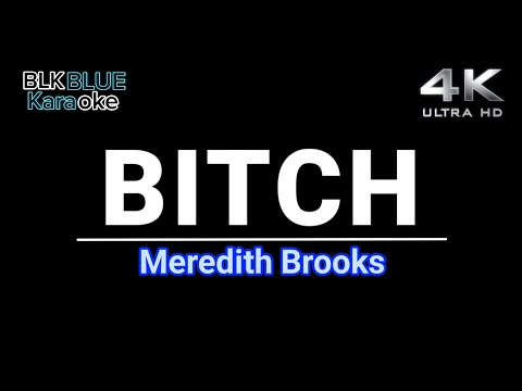 Bitch - Meredith Brooks (karaoke version)