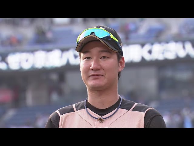 ファイターズ・渡邉選手ヒーローインタビュー 2019/4/21 M-F