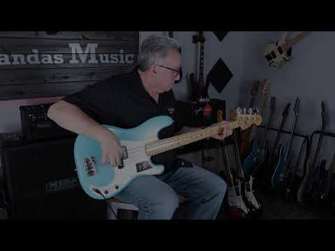Бас-гитара FENDER PLAYER II PRECISION BASS MN AQUATONE BLUE - фото 1 - id-p2742184266