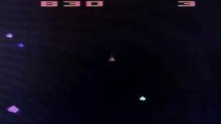 Asteroids on Atari 2600 VCS. Gameplay & Commentary