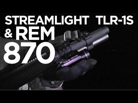 Streamlight TLR-1s on my Remington 870 Shotgun