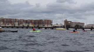 preview picture of video 'New Years Day Paddle in New Bern'