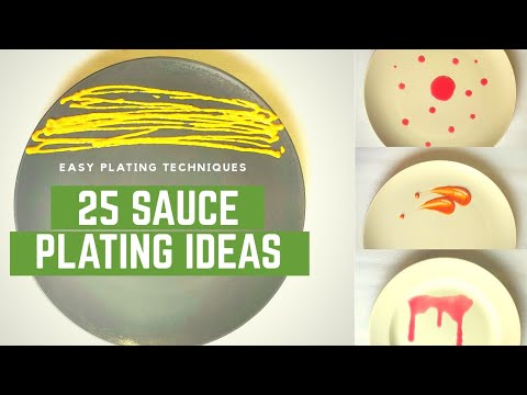 25 Simple Sauce Plating Techniques // Curly Wanders