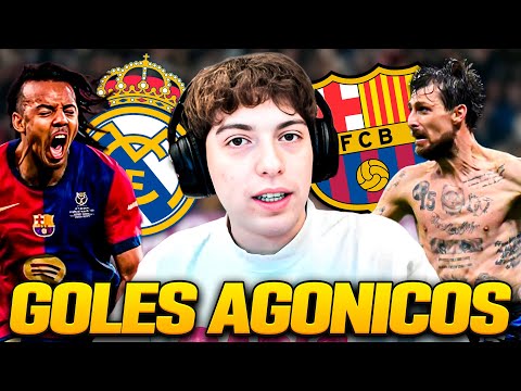 GOLES AGONICOS Y EMOCIONANTES DEL FUTBOL (2025) - IMPRESIONANTE...