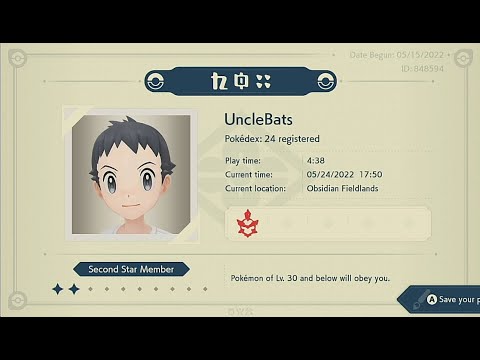 Uncle Bats plays Pokemon Legends Arceus #4: The Pokemon Lords