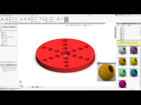 SolidWorks Tutorial - September 2020 - Exercise 28 - Part 07