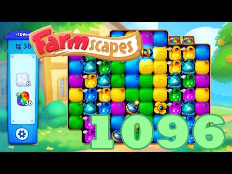 Farmscapes Level 1096 HD Gameplay Walkthrough | 3 - match game | android | ios | pc | app