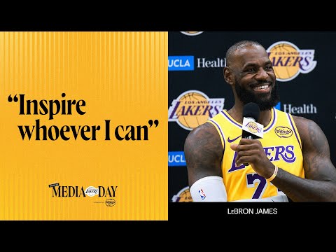 LeBron Speaks: His Current Motivation and Off-Season Additions | Lakers Media Day 2025