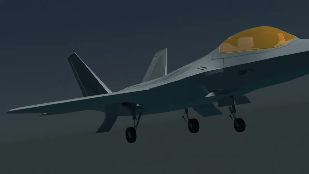 F-22 Raptor Lockheed Martin 3D Model