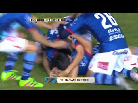 Gol de Barbieri - Arsenal 2 - 1 River - Transición 2016 - Fecha 16
