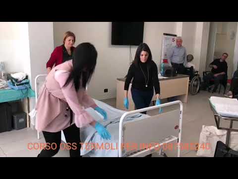 CORSO OSS TERMOLI - PROVA PRATICA: RIFACIMENTO DEL LETTO