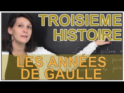 The De Gaulle Years - History - 3rd Grade - Les Bons Profs