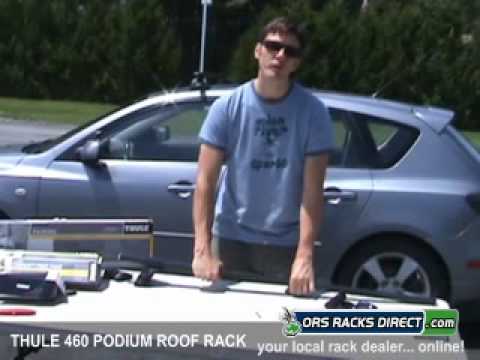 Thule 460 Podium Roof Rack Review Video (for fixed point attachments) by ORS Racks Direct