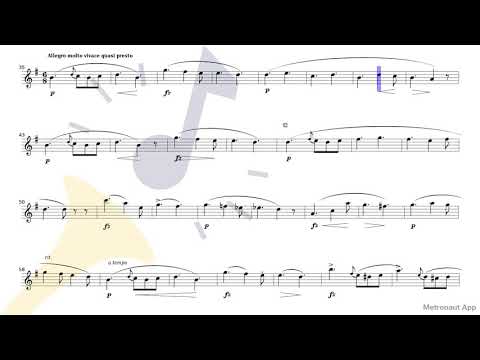 Clarinet in Bb - Carl Baermann - Clarinett-Schule Op.63 - XXII. Allegro con moto